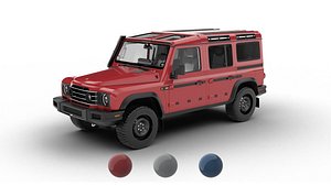 Ineos Grenadier Trialmaster Edition 2024 many objects model