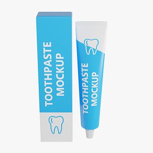 toothpaste packaging 3D model