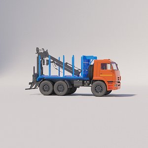 sortoventovozy chassis kamaz-43118-3078-46 3D model