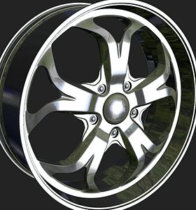 3d wheels rim model