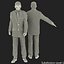 Businessman Rigged with Hair 2 3D Model