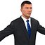Businessman Rigged with Hair 2 3D Model