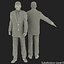 Businessman Rigged with Hair 2 3D Model