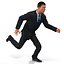 Businessman Rigged with Hair 2 3D Model