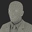 Businessman Rigged with Hair 2 3D Model