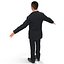 Businessman Rigged with Hair 2 3D Model