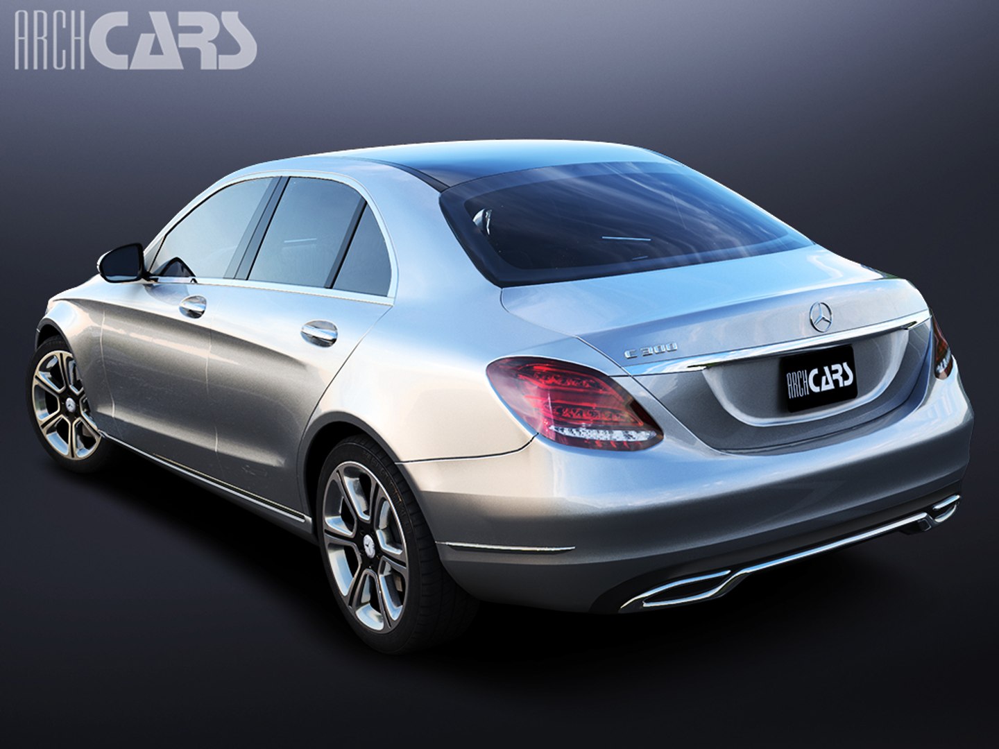 3d Model Of Benz Mercedes C