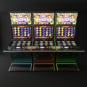 money slot machine casino 3D model