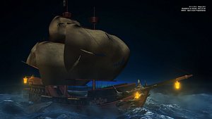 ship 3d model
