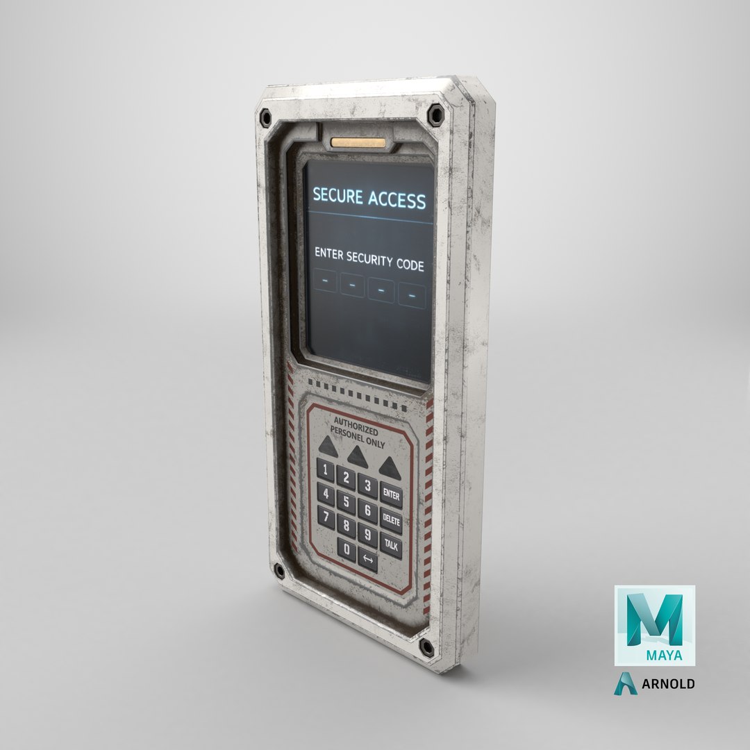 Sci-Fi Security Panel 3D model https://p.turbosquid.com/ts-thumb/nL/wqyA5o/Ts/stemcell_maya_arnold_render/png/1780934175/1920x1080/fit_q87/5575fc8daa20a953f70f2db2e181b0061d5df280/stemcell_maya_arnold_render.jpg