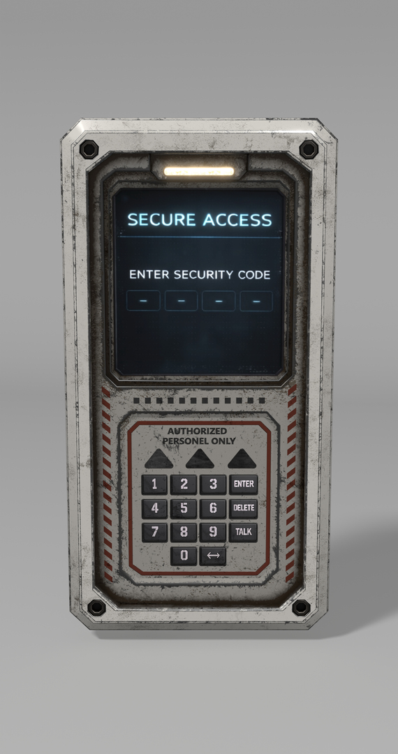 Sci-Fi Security Panel 3D model https://p.turbosquid.com/ts-thumb/nL/wqyA5o/UG/t/jpg/1780697484/1920x1080/turn_fit_q99/f4d01124776721d383d0f230326d19cf9cb6f190/t-1.jpg