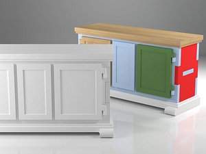 paper buffet 3D model