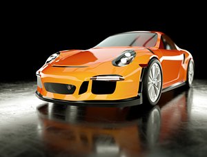 3D porsche 911 gt3 rs model