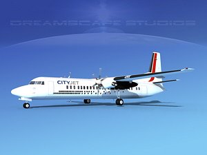 fokker aircraft 3d dxf