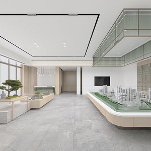 Sales office - Lounge - Negotiation Area 3D model
