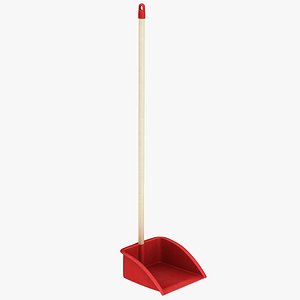 3D Dustpan Red model