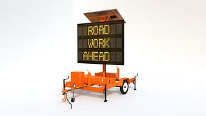 solar powered highway construction 3d ma