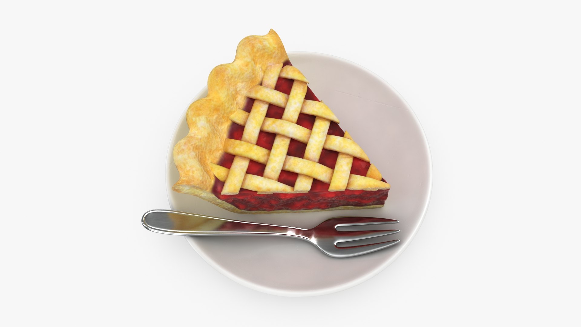 3D Cherry Pie - TurboSquid 2041313