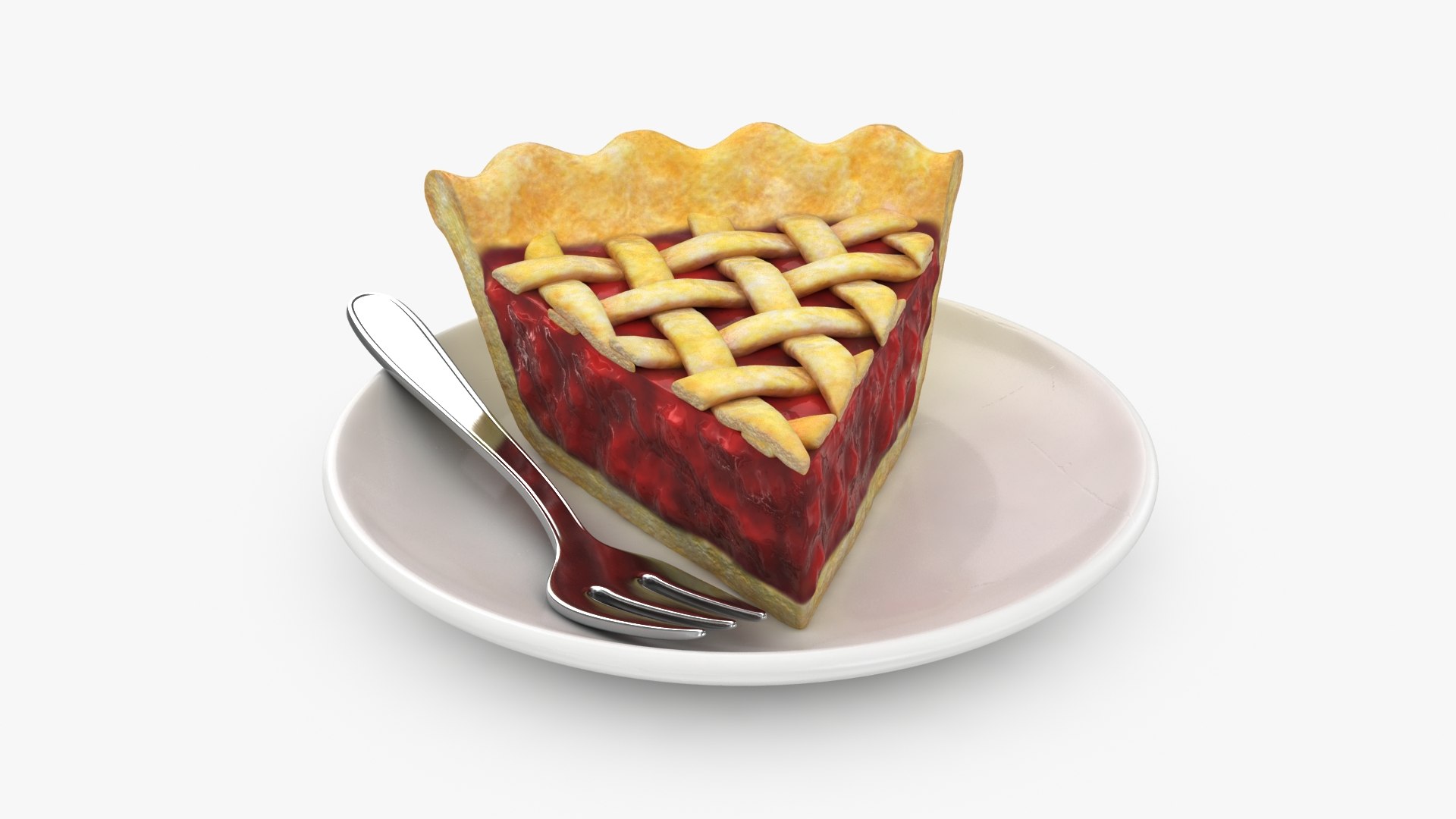 3D Cherry Pie - TurboSquid 2041313