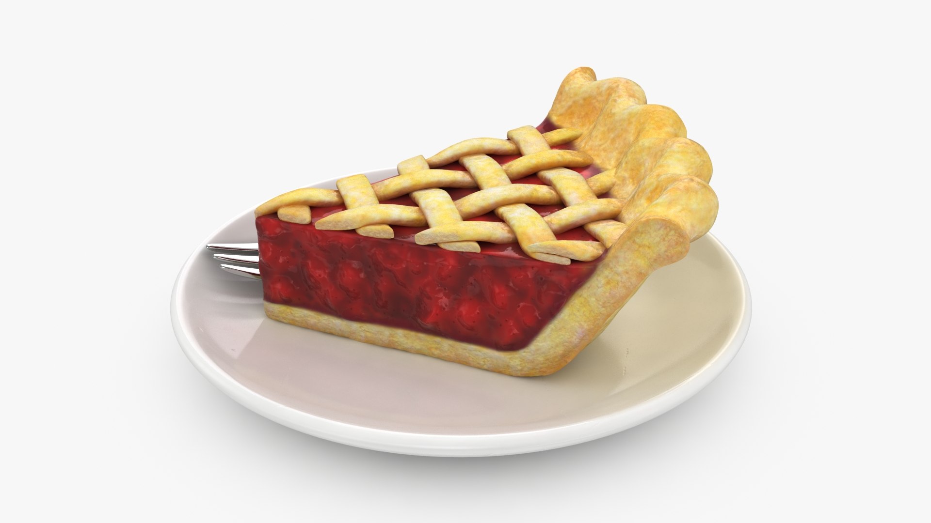 3D Cherry Pie - TurboSquid 2041313