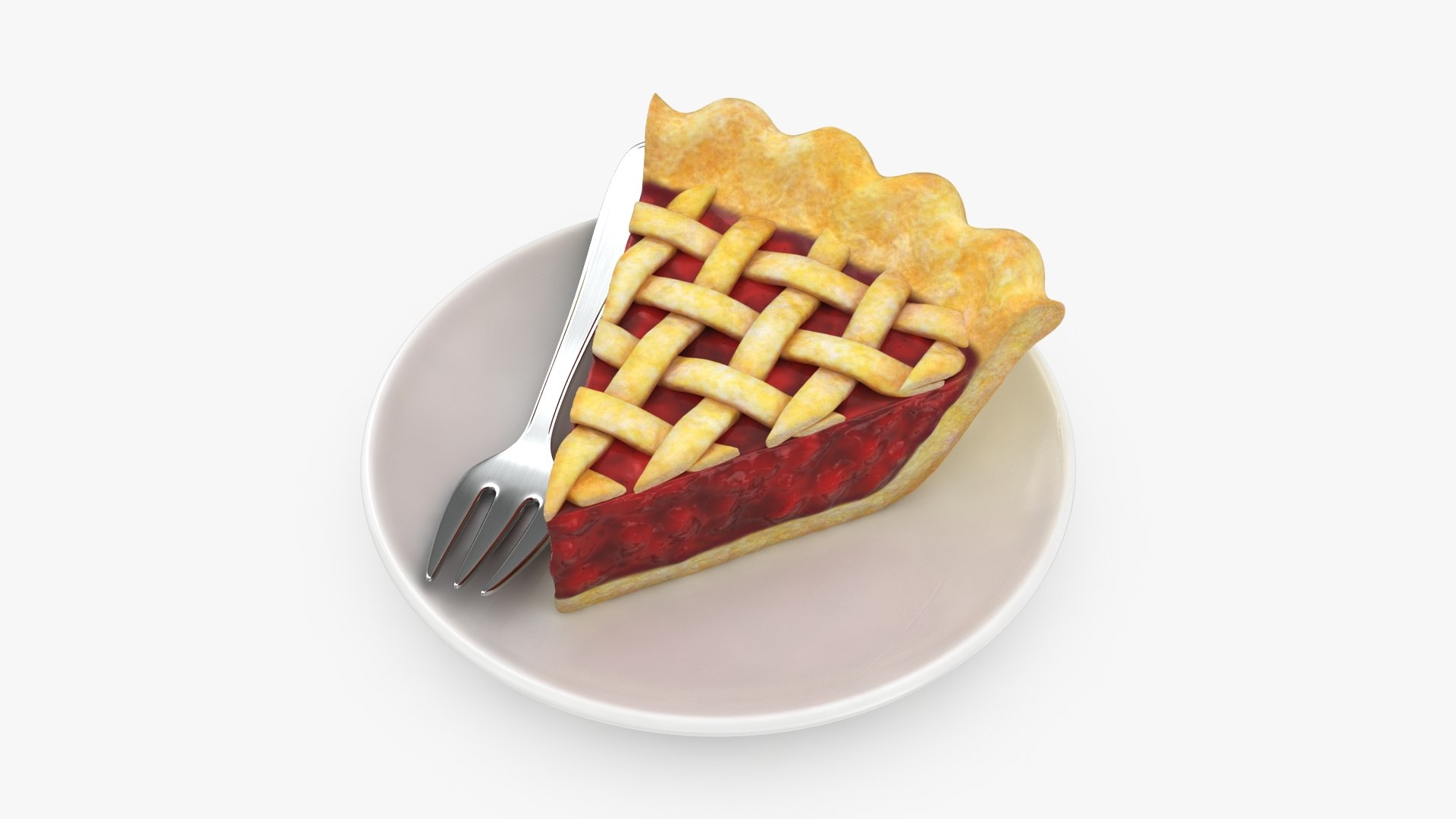 3D Cherry Pie - TurboSquid 2041313