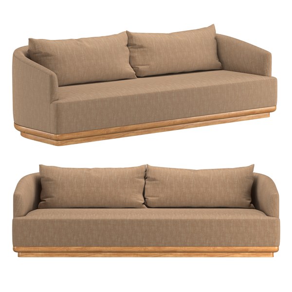modelo 3d OSLO TEAK SOFA TurboSquid 2056865