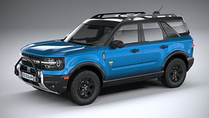 3D Ford Bronco Sport 2025 model