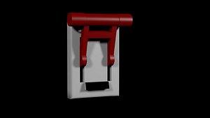 power switch frankenstein breaker 3D model
