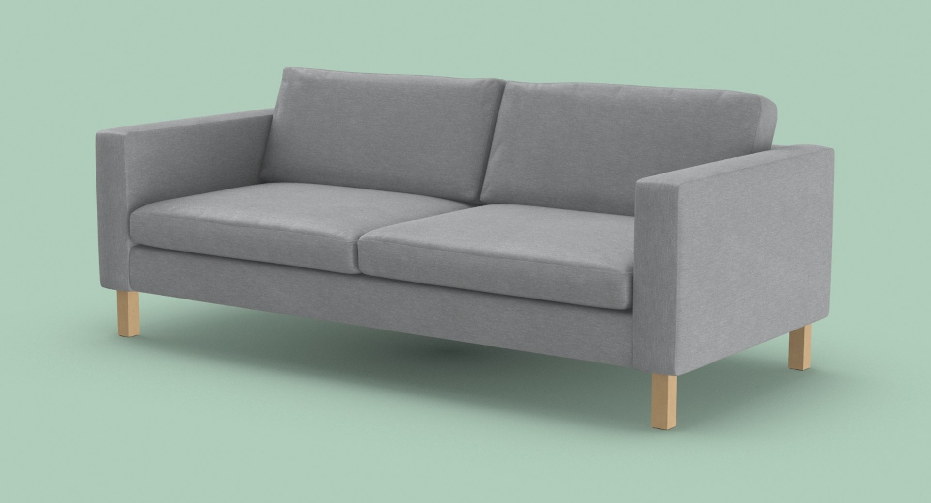 Scandinavian 2 seater sofa 3D Model TurboSquid 1270420