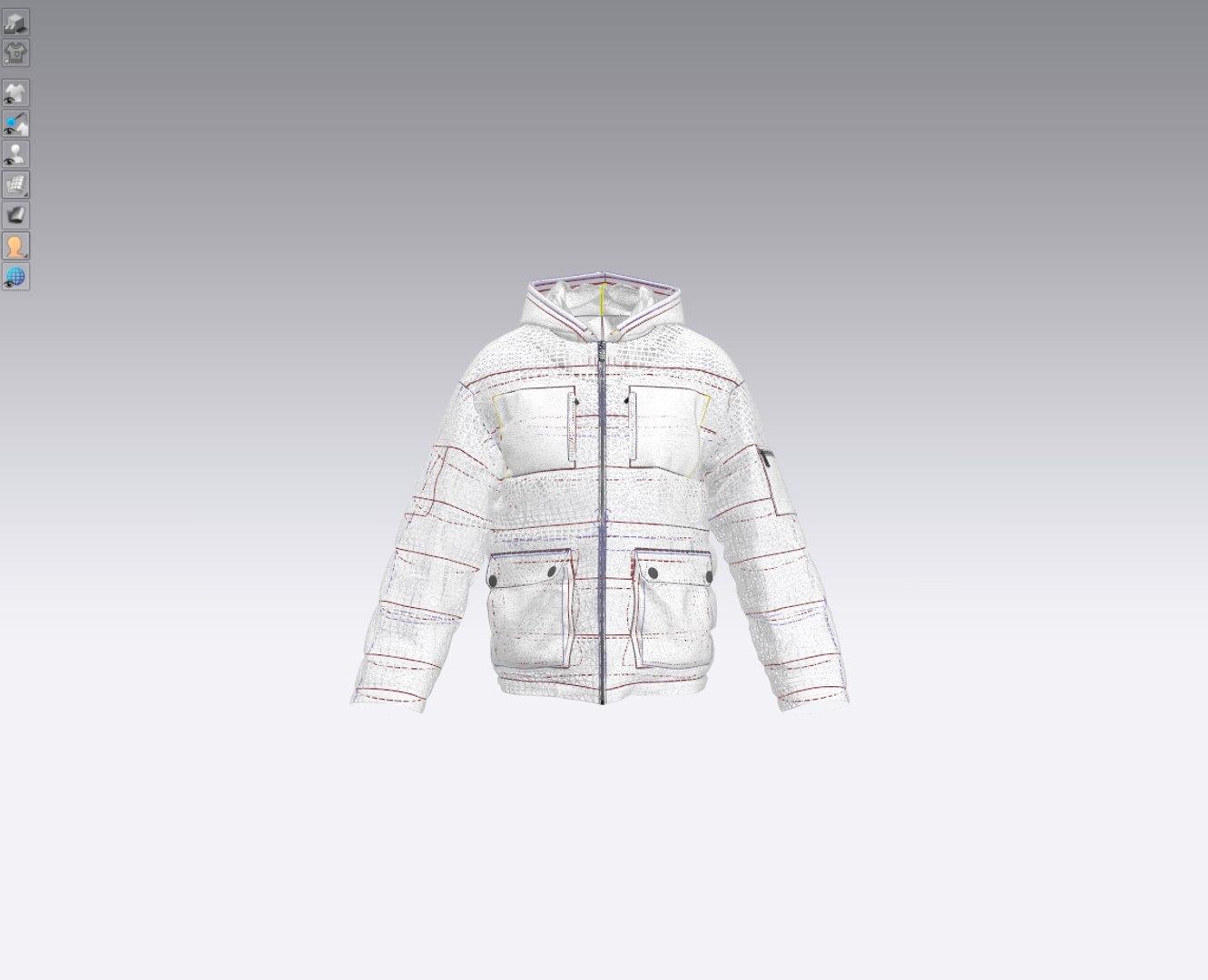 Male puffer jacket 3D model - TurboSquid 2155695