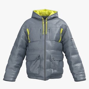 Male puffer jacket
