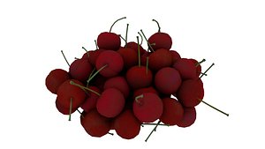 3D Cherry fruit