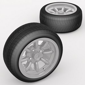 3D model Car wheel