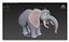 elefante de dibujos animados