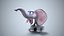 elefante de dibujos animados