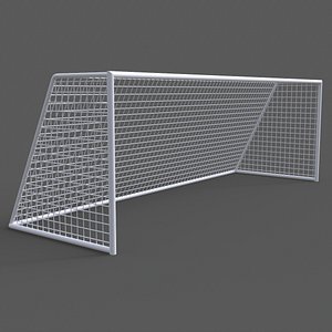 3D PBR Soccer Football Goal Post I model
