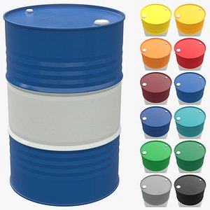 barrel steel 3D model
