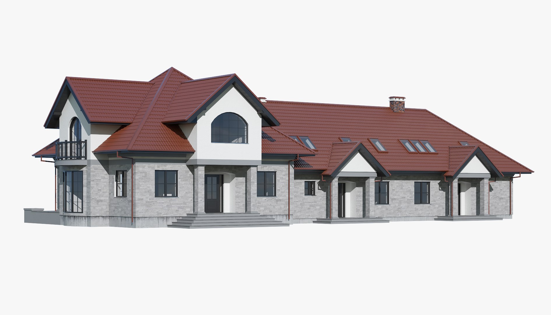 Cottage model - TurboSquid 1335496