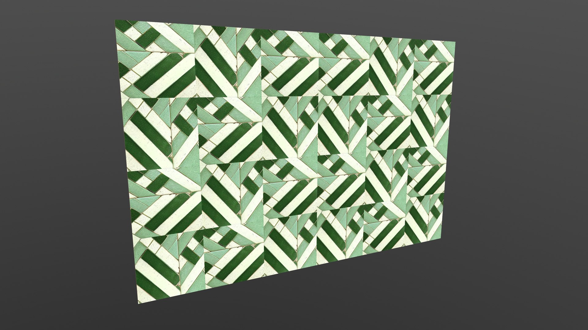 3D Green Tiles AR VR PBR model https://p.turbosquid.com/ts-thumb/nM/Rw92LP/96/screenshot026/jpg/1672480184/1920x1080/fit_q87/aefef6b74272cd9de1972412a6a679a2dd08a9f4/screenshot026.jpg
