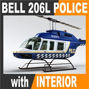 Helicopter Bell 206L Police
