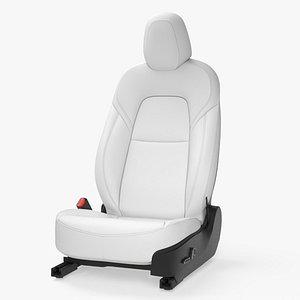 Tesla Model 3 Driver Seat White Leather