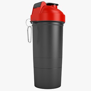 3D model Protein Shaker Bottle Green Post Workout VR / AR / low