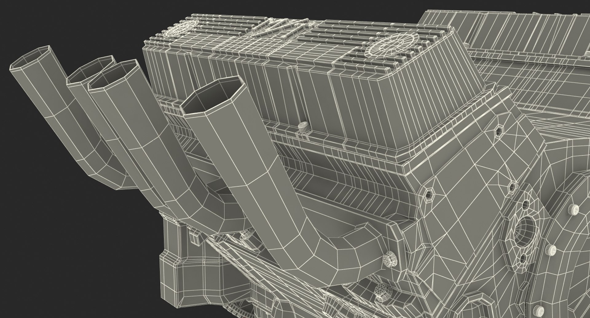 3D V8 Car Engine - TurboSquid 1300143