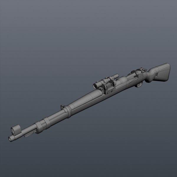 3d model kar98k rifle