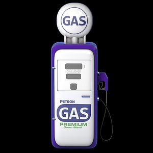 gasoline pump gas 3d c4d