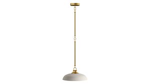 3D Hinkley Sadie 18 Large Saucer Shaped Pendant model