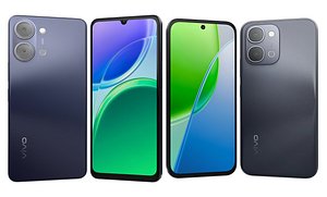 3D Vivo Y05 Voyage Black And Vivo Y31d Black