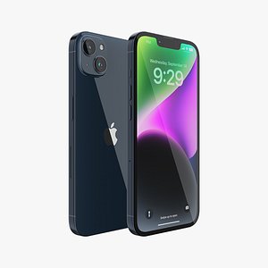iPhone 14 Plus Midnight 3D model