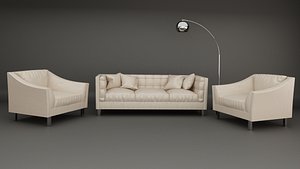 Burke Cigar And Reggio Armchairs