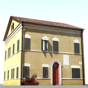 tuscan house c4d